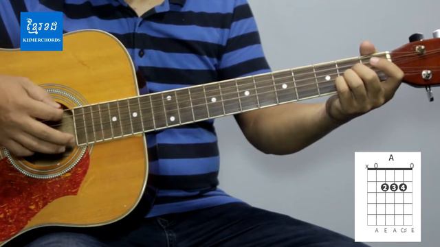 រៀនលេង ២០ ខដបើក - 20 Open chords - Khmerchords смотреть онлайн