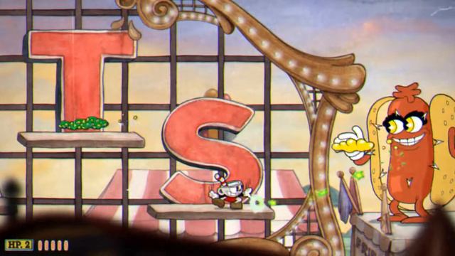 Прохождение Cuphead №4 этот клоун меня совсем не веселит смотреть онлайн