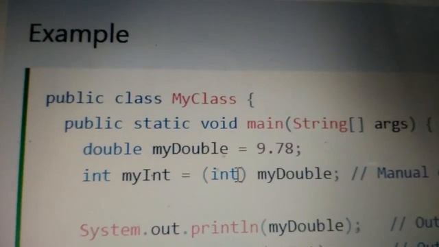 Type Casting in Java смотреть онлайн