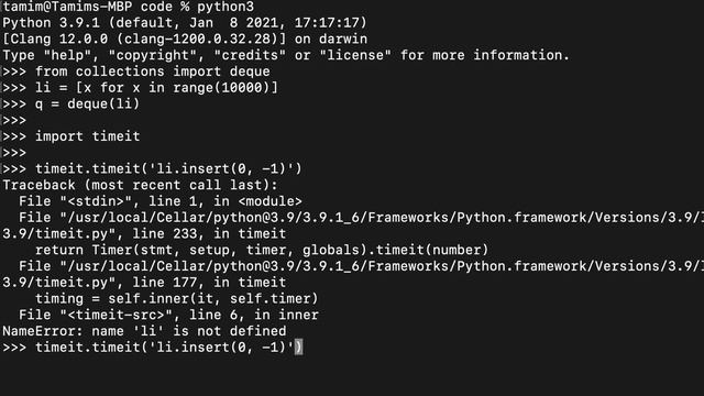 Deque - Double Ended Queue in Python смотреть онлайн
