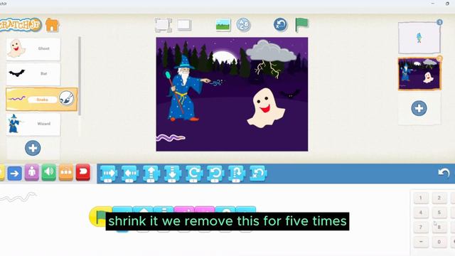 Halloween Game In Scratch Junior! Super Simple And Kid-Friendly!