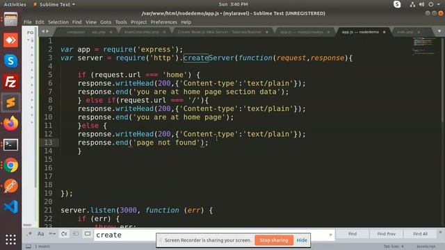 Routing in Node.js | Basic Routing | What is routing in NodeJS | How we can create Routes смотреть онлайн