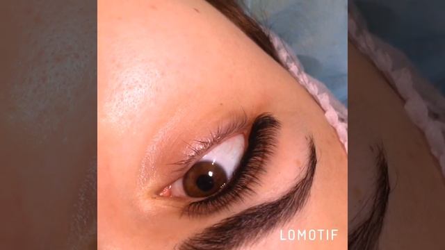 Наращивание ресниц ( 2д на очень густых натуральных)