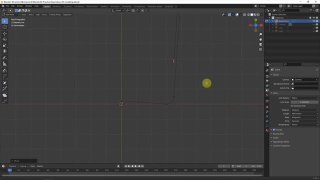 Blender Curve Modeling - 3 Minutes to build a 3D Glass Cup - Part 1 смотреть онлайн