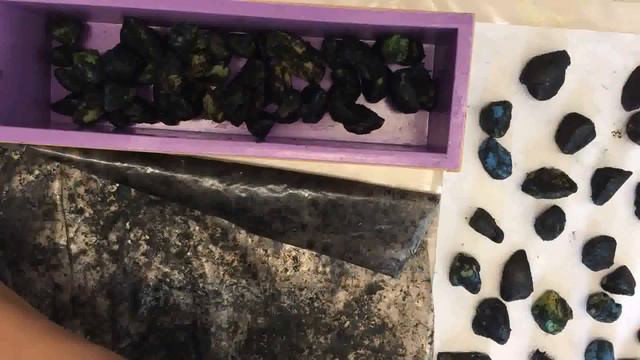 Homemade Turquoise Cold Process soap - From Lisa's Natural Shop смотреть онлайн