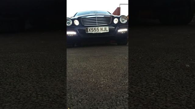 W211 DRL LED facelifting смотреть онлайн