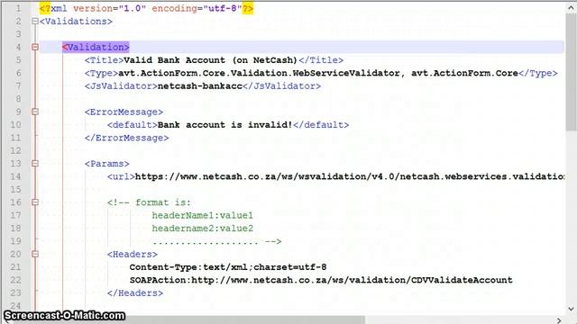 Web Service Validation with Action Form 2.1 смотреть онлайн
