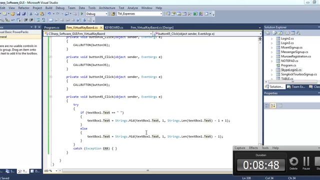 How to Create Virtual Keyboard in Csharp Visual Studio 2010 With Simple Programming смотреть онлайн