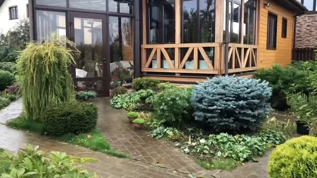 Не просто клумба, но и маленький сад! Эффектные клумбы с хвойными растениями? смотреть онлайн