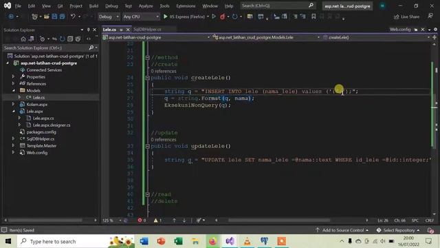 Full Tutorial crud ASP.NET C# web form dengan PostgreSQL смотреть онлайн