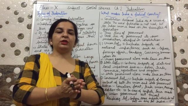 Class 10th Ch.2 Civics (Types of federation and what make India a federal country ) смотреть онлайн