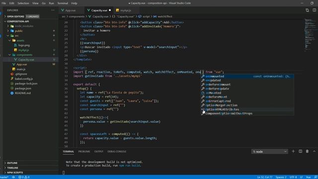 El ciclo de vida en Vue.js 3, composition API. Vue.js 3 смотреть онлайн