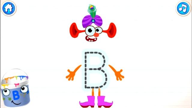 Bini Bambini Супер Азбука - буква А, буква Б, буква В, буква Г. Учим буквы. Развивающий мультик смотреть онлайн