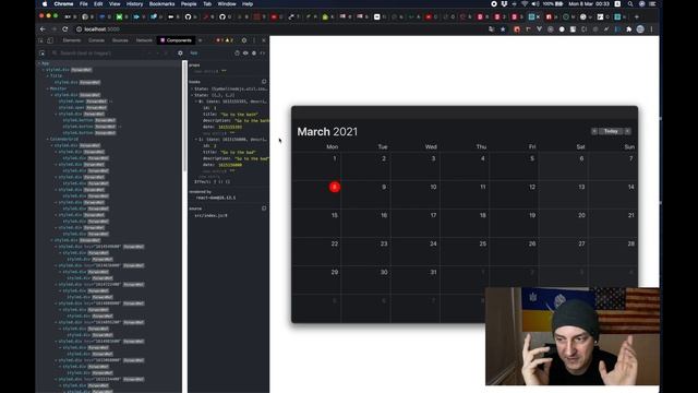 ReactJS Calendar #6 BackEnd JSON-server прикручиваем данные к нашему приложению смотреть онлайн