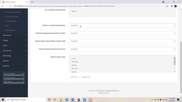 #2.Opencart Multi Vendor Admin Configuration, eCommerce Marketplace Moduls (Letscms Pvt. Ltd) смотреть онлайн