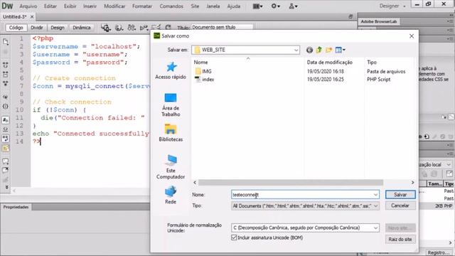 teste conexão PHP/Mysqli смотреть онлайн