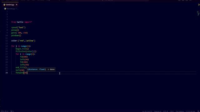 How to Create Benin Flag By Using Python Turtle | Python Tutorial |Benin Flag | Coding With Siddiqu смотреть онлайн