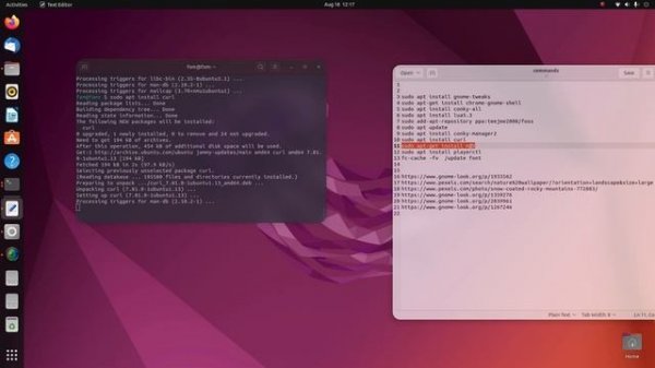 How I customize my Ubuntu Desktop