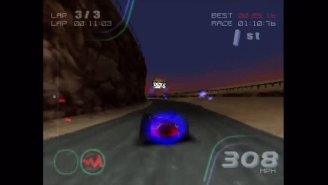 Rollcage Stage II (PS1) Gameplay смотреть онлайн