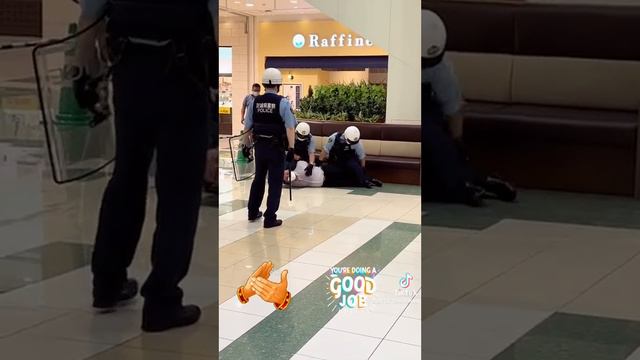 Japan police doing excellent job. Amazing skill to fight and catch a sword holder man смотреть онлайн