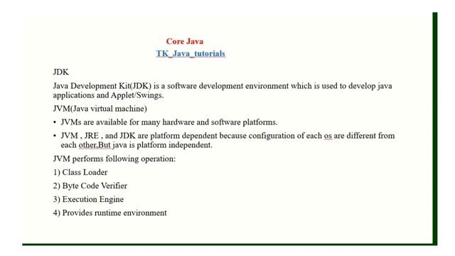 Java Tutorial-5| JDK, JVM | TK_technologies_49 смотреть онлайн
