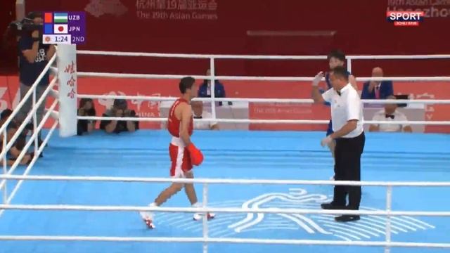 O‘zbekiston bokschisi Abdumalik Xalokov Yaponiyalik raqibini nokdaunlar seriyasi bilan yengdi смотреть онлайн