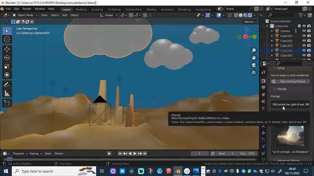 Blender Stable Diffusion Add On смотреть онлайн