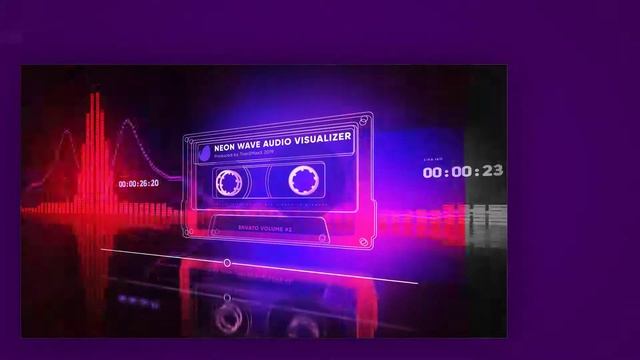 Neon Wave Audio Visualizer | Free After Effects Templates смотреть онлайн