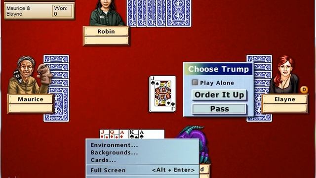 Hoyle Card Games 5 (2001) - Euchre 01 (Shutout)[720p]