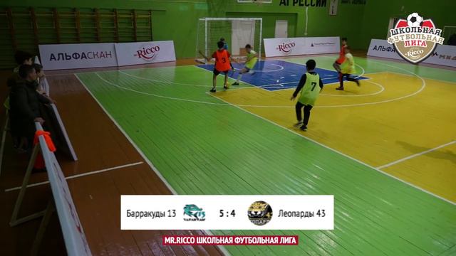 Школьная Футбольная Лига 2019. Полный матч: Барракуды 13 - Леопарды 43 смотреть онлайн