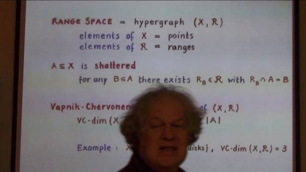 Janos Pach 'VC-dimension and the Erdos-Hajnal conjecture'