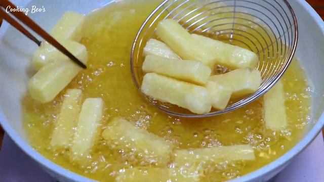 Amazing Potato Recipe ! Fried Potatoes With Garlic Butter ! Very Delicious And Easy ! смотреть онлайн