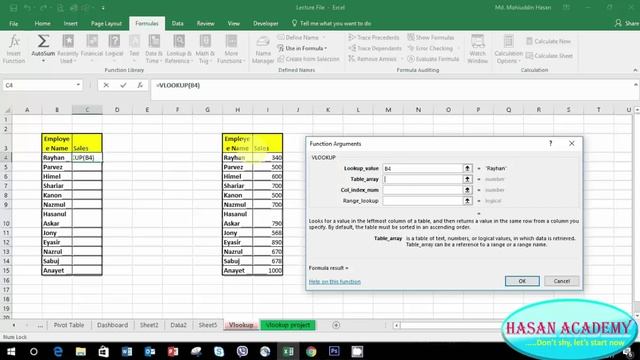 Part-02 : How to use vlookup Formula in Microsoft Excel with Example ( Basic to Advanced ) Bangla смотреть онлайн