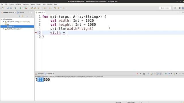 Kotlin Tutorial #3 - Variablen und Konstanten смотреть онлайн