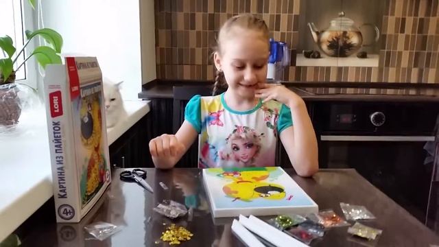 Картина из пайеток. Набор для творчества смотреть онлайн