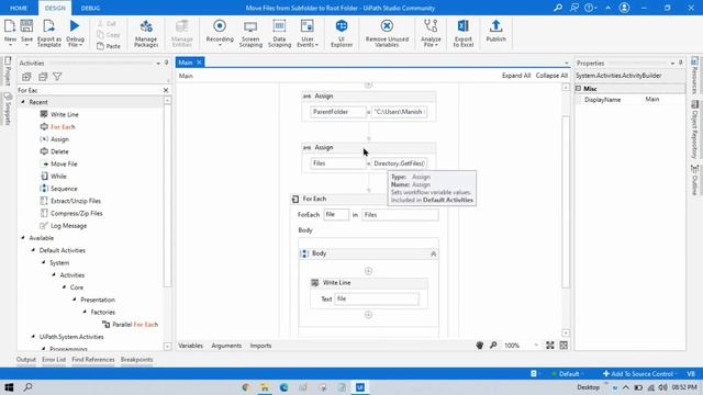 Move Files from Subfolders to Root Folder and Delete Empty Folders in UiPath | UiPathRPA смотреть онлайн
