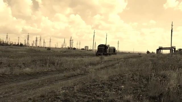 Маневровый тепловоз ТГМ4. Город Караганда, Казахстан. смотреть онлайн