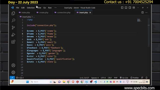 Live Class of PHP CRUD Operations and Form Validation: Building Web Applications | Tutorial - 10 смотреть онлайн