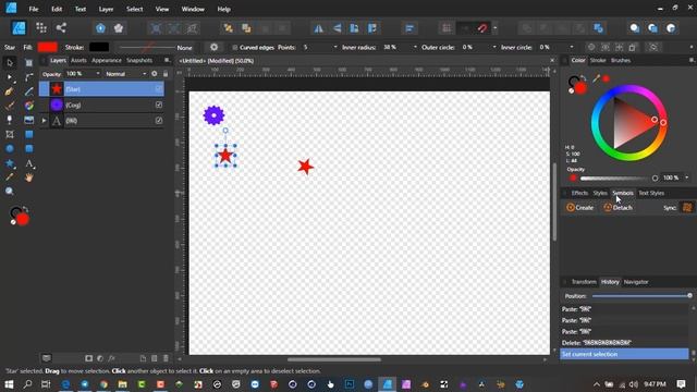 Place Objects on a path in Affinity Designer смотреть онлайн