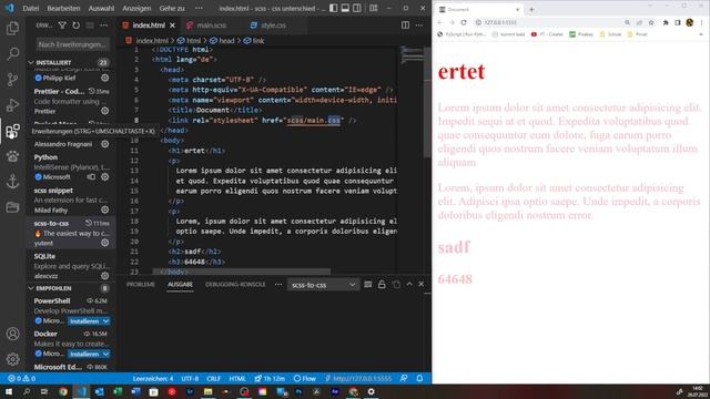 Unterschied zw SCSS & CSS (#1): Was du wissen musst смотреть онлайн