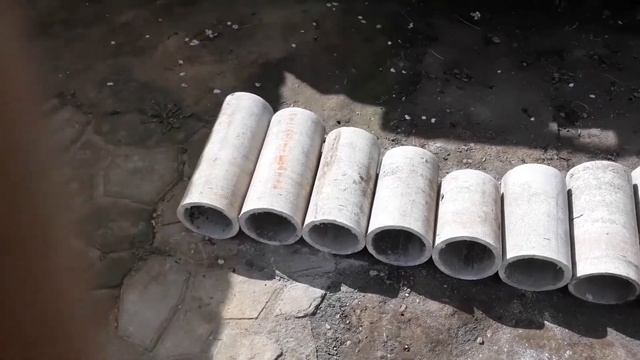 Клумба из отрезков асбоцементных труб своими руками,ну или мини альпийская горка смотреть онлайн