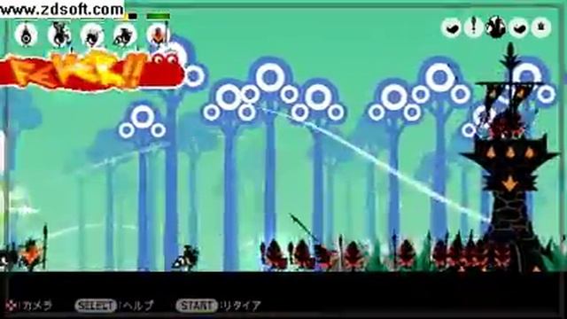 Patapon 2 walkthrough: Mission 7 Usso Forest's Kamen Fortress Siege смотреть онлайн