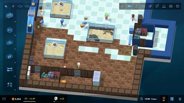? Megaquarium -3- СТРОИМ СВОЙ ОКЕАНАРИУМ [Прохождение на русском] смотреть онлайн