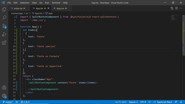 Getting Started with the React Split Button Component смотреть онлайн