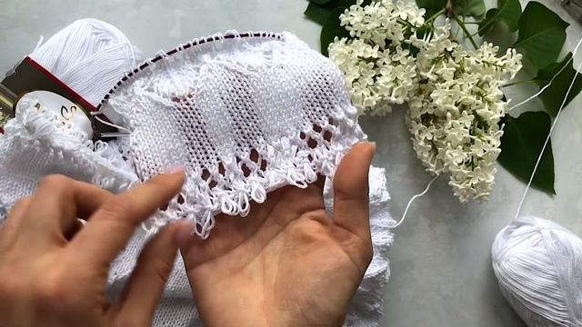 Вяжу платье из Nako Estiva. Анонс и 1-я Часть мастер-класса по платью спицами! смотреть онлайн