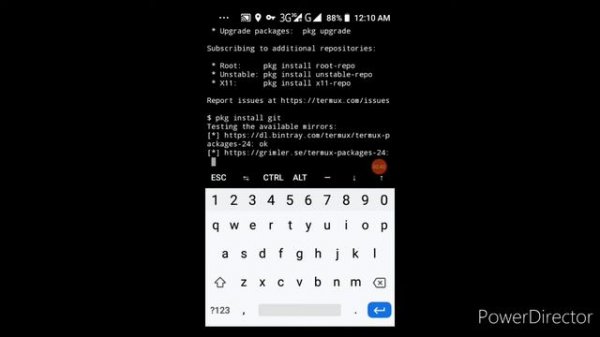 How to install git in Termux