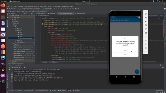 How to request Allow management of all files permission in Flutter Android 11 (R) flutter смотреть онлайн