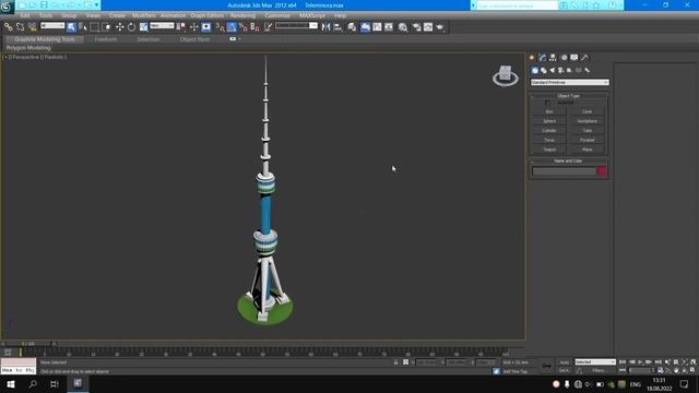 Toshkent Teleminorasi 3D Maxda // 3D max darslari // 3d max da model yasash // Exterior 3d max // смотреть онлайн