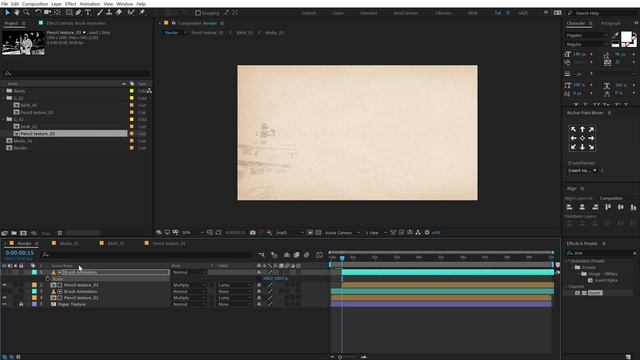 After Effects Tutorial - Pencil Scribble Sketch In After Effects - In-depth Tutorial