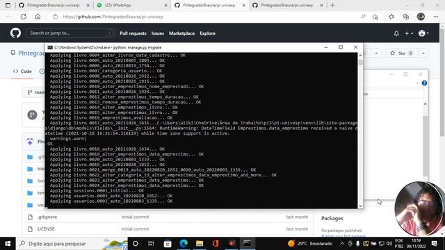 clonar repositório git executar projeto Django смотреть онлайн